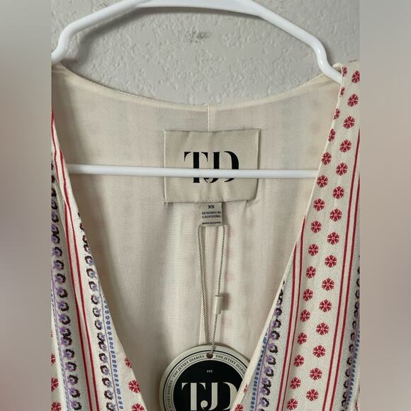 The Jetset Diaries Wild Child Long Flutter Sleeve Wrap Maxi Dress Size XS New - Picture 4 of 11